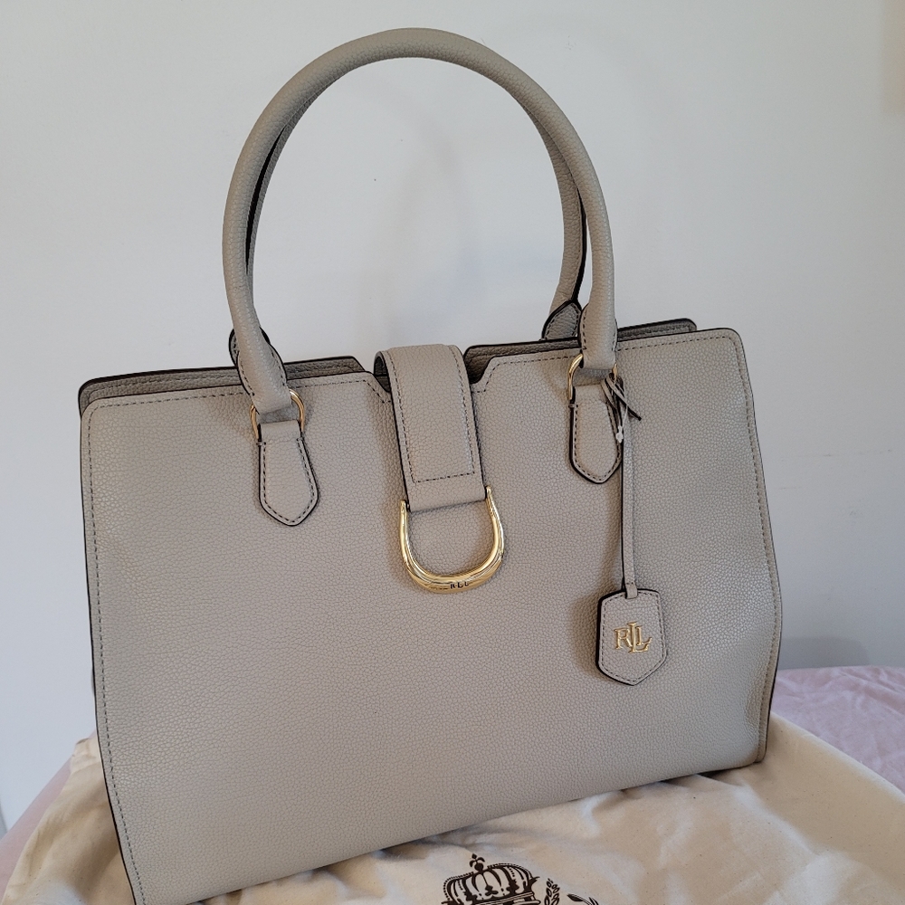 Lauren Ralph Lauren Large Kenton Leather Tote
